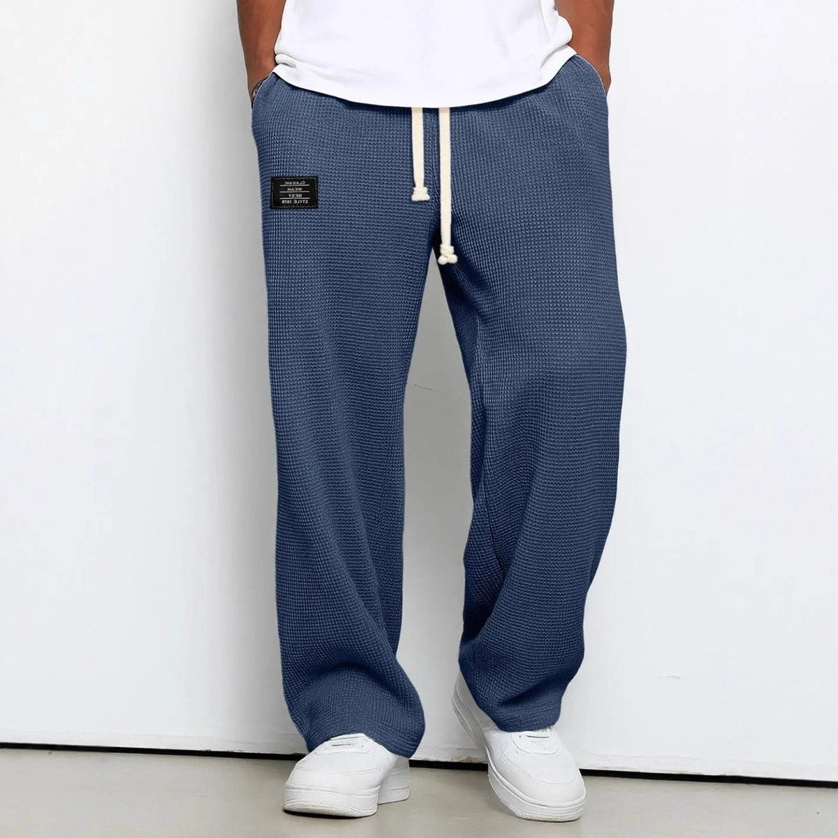 Pantaloni Gamba Larga da Uomo con Coulisse — foto 7
