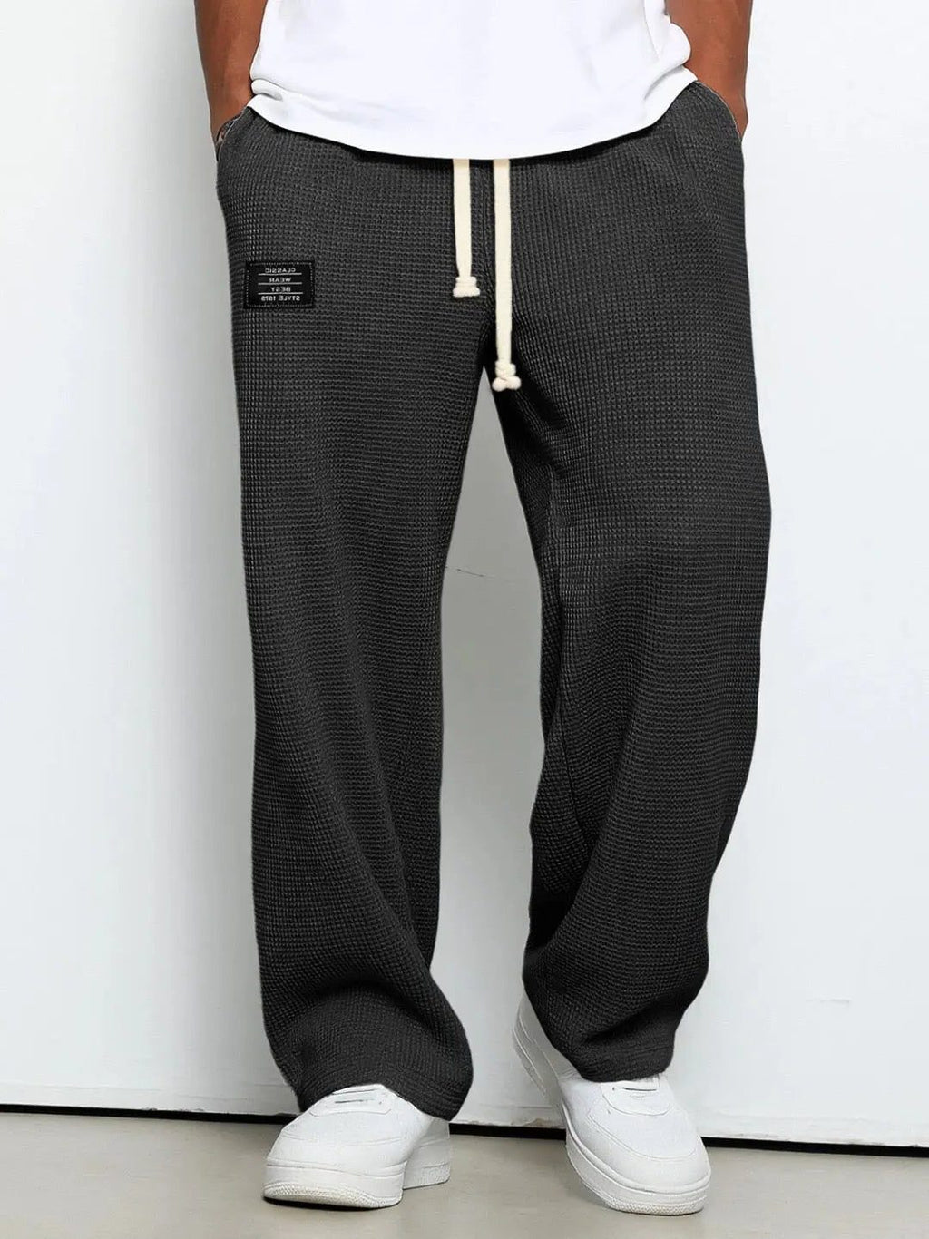 Pantaloni Gamba Larga da Uomo con Coulisse — foto 8