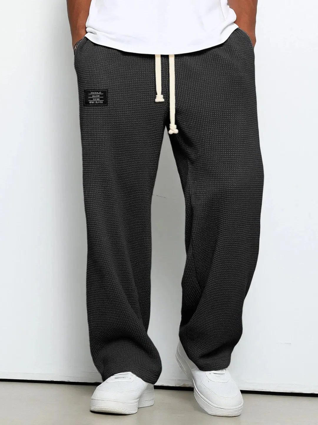 Pantaloni Gamba Larga da Uomo con Coulisse — foto 8