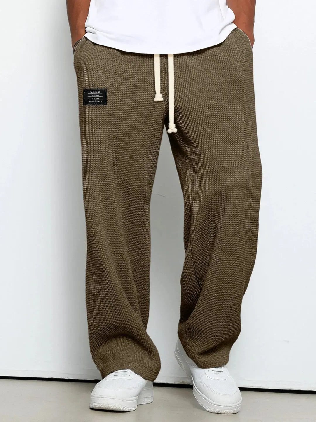 Pantaloni Gamba Larga da Uomo con Coulisse — foto 9