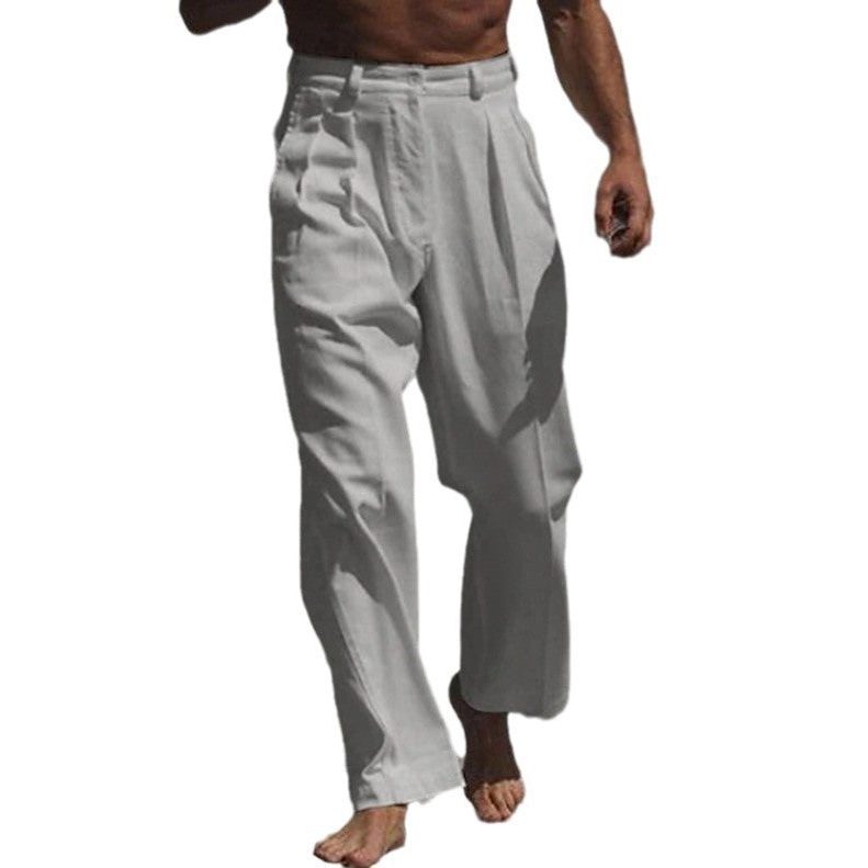 Pantaloni Eleganti da Uomo Gamba Larga — foto 5
