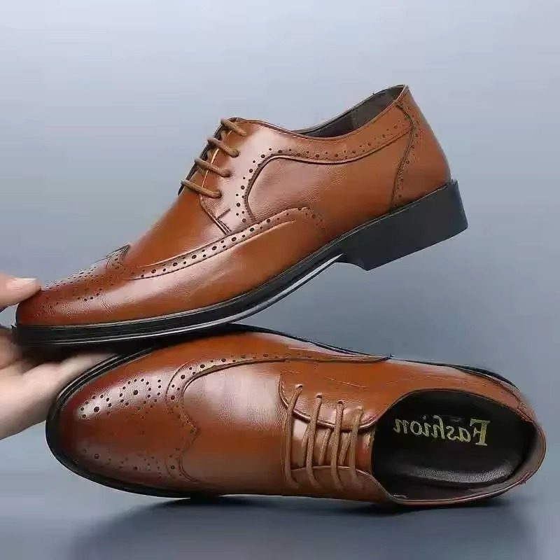 Oxford da Uomo Punta a Fioretto Classica — foto 5
