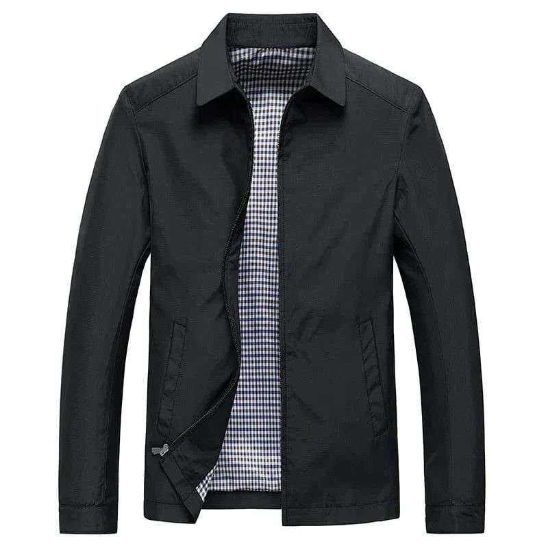 Giacca da Uomo con Collo e Zip Integrale