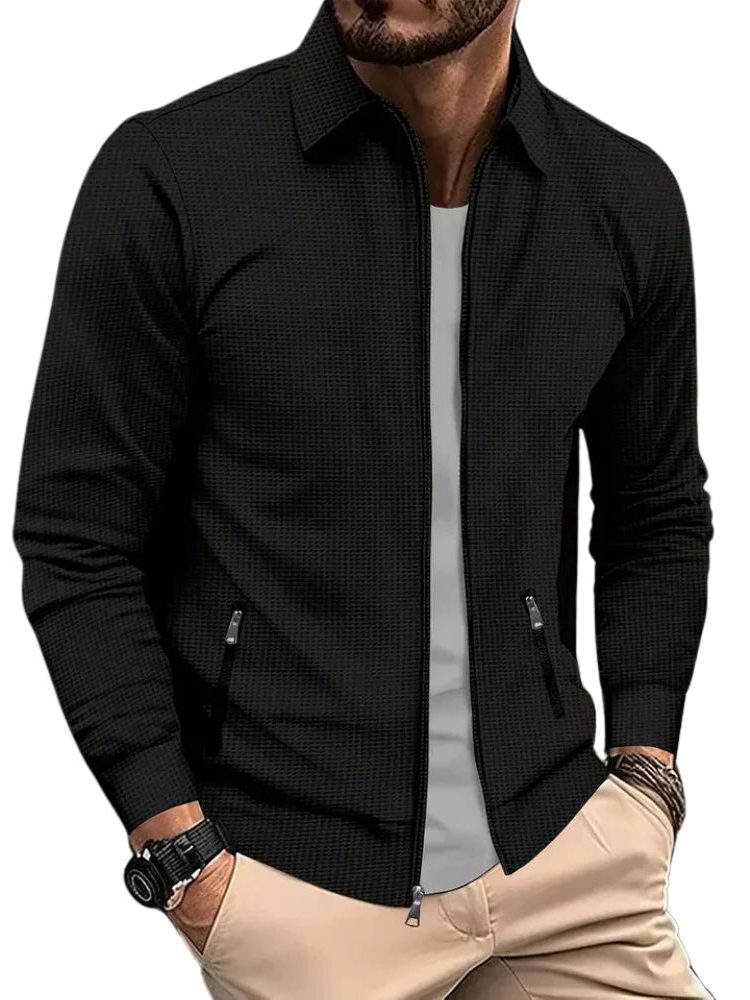 Camicia-Giacca da Uomo con Zip e Collo Classico — foto 5