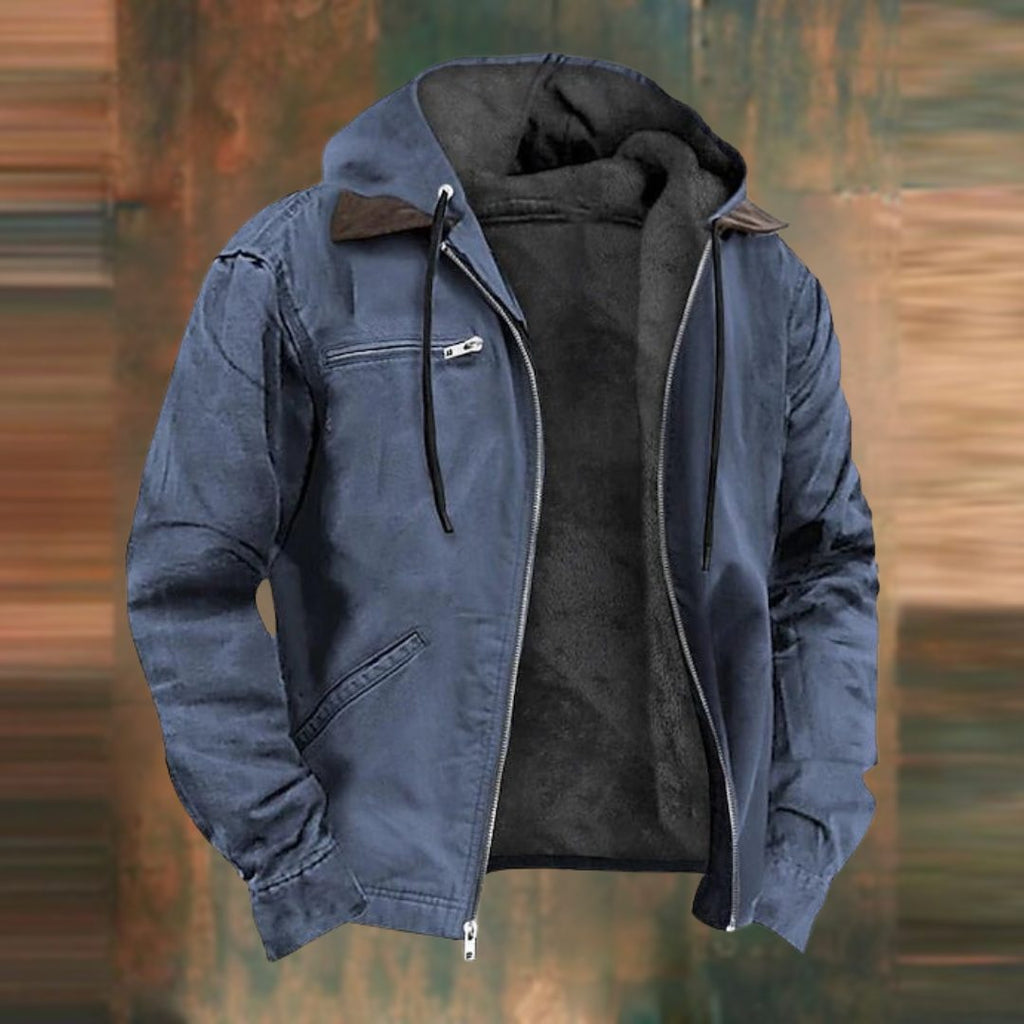 Giacca da Uomo con Cappuccio e Zip Integrale — foto 3