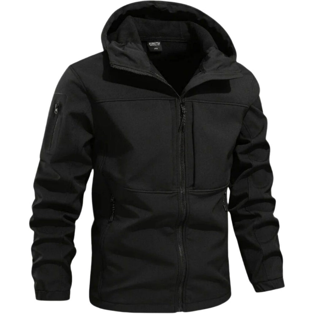 Giacca Softshell da Uomo con Cappuccio e Zip — foto 3