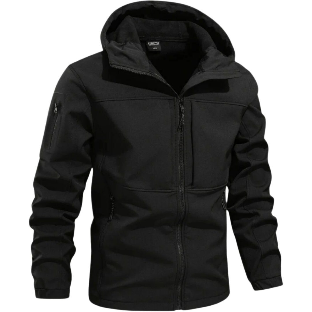 Giacca Softshell da Uomo con Cappuccio e Zip — foto 3