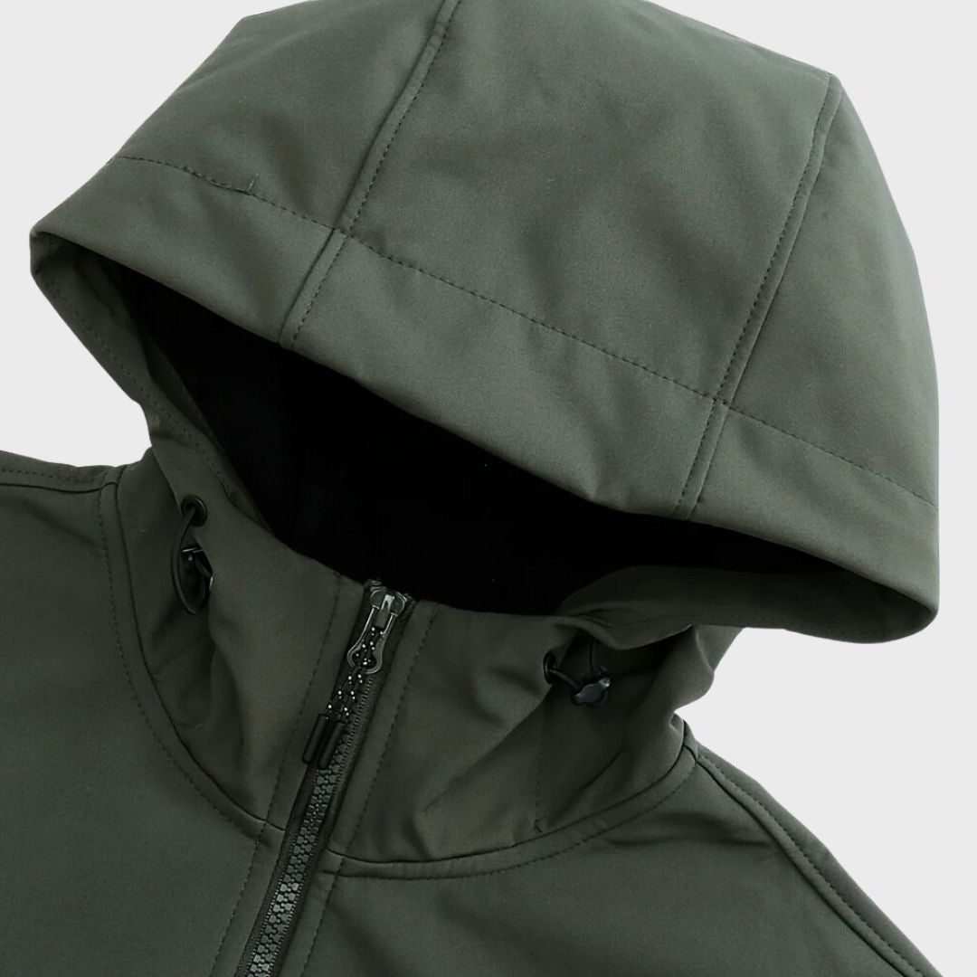 Giacca Softshell da Uomo con Cappuccio e Zip — foto 5