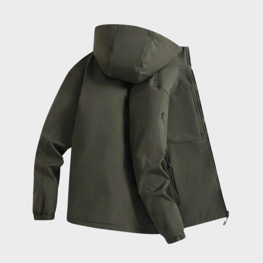 Giacca Softshell da Uomo con Cappuccio e Zip — foto 6