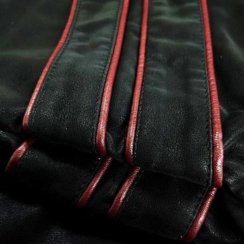 Giubbotto Moto da Uomo con Zip e Righe — foto 3