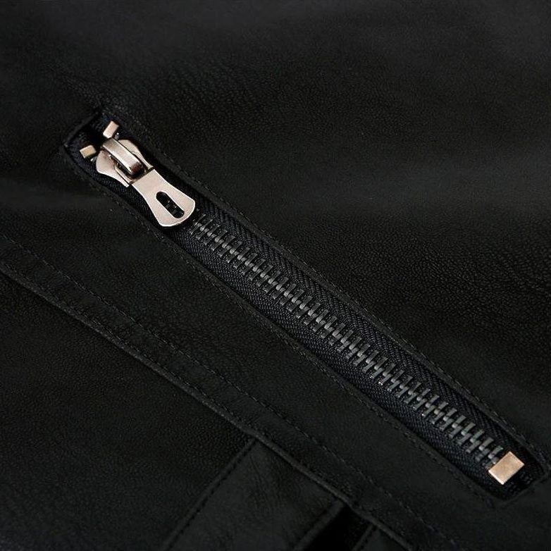 Giubbotto Moto da Uomo con Zip e Righe — foto 6
