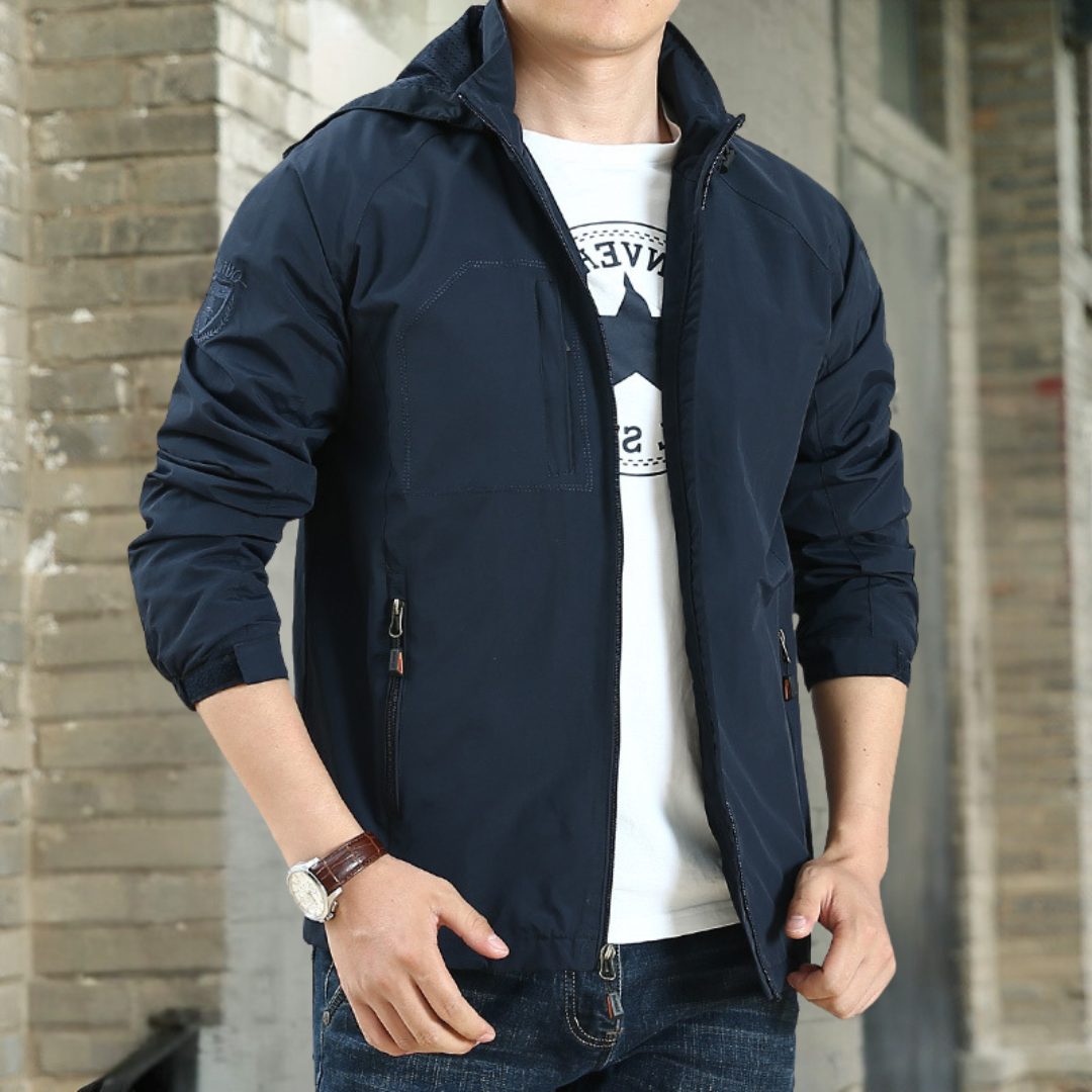 Overshirt da Uomo con Zip Integrale e Fit Rilassato — foto 3