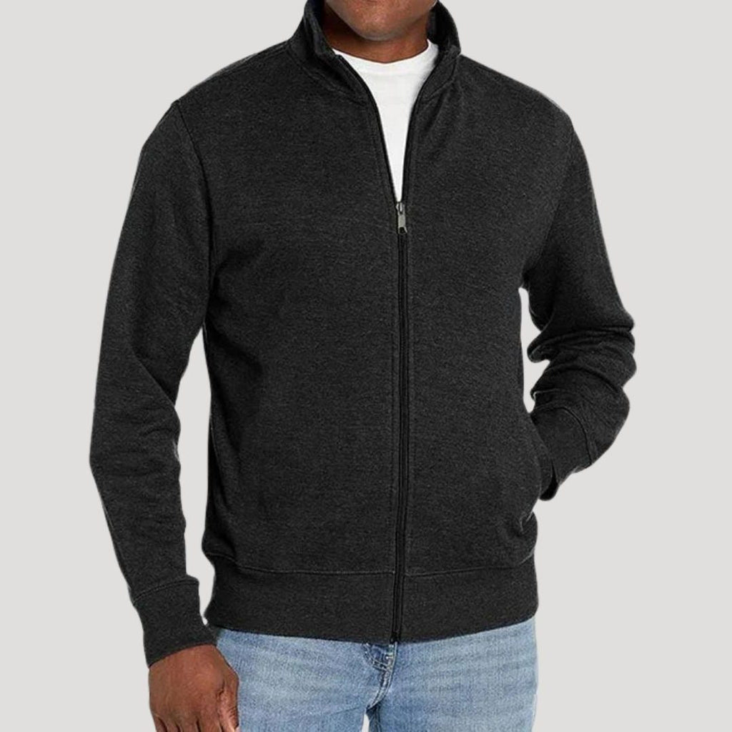 Felpa Coreana da Uomo con Zip Intera — foto 2
