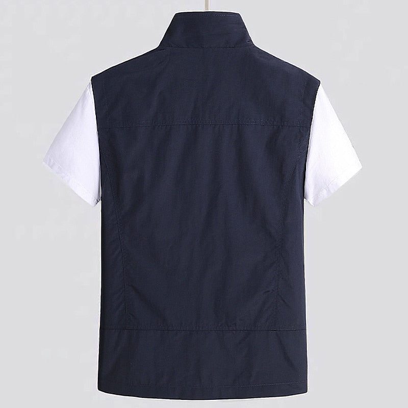 Gilet con Zip da Uomo Collo Alto — foto 2
