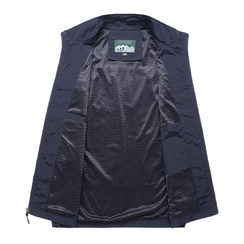 Gilet con Zip da Uomo Collo Alto — foto 3